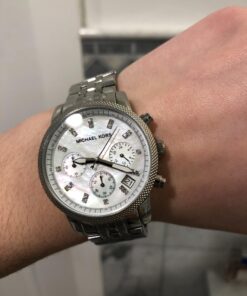 Michael Kors Women's Ritz Silver-Tone Watch MK5020 29 7184 17yyOL