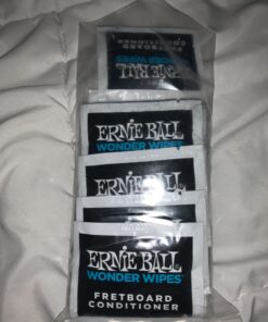 Ernie Ball Wonder Wipes Fretboard Conditioner, 20-pack (P04247) 20 Count (Pack of 1) 7 7185mudN7 L