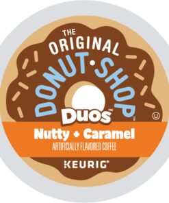 The Original Donut Shop Duos Nutty + Caramel Keurig Single-Serve K-Cup Pods, Light Roast Coffee, 72 Count (6 Packs of 12) 12 Count (Pack of 6) 18 7186Oo2UoAL