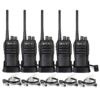 Case of 5,Retevis RT21 Walkie Talkies for Adults Long Range, Handfree Rugged Two Way Radio with Earpiece for Commercial Construction Warehouse Security 2 Way Radios Black 30 7186ZgvmgIL