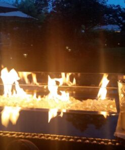 Outland Living 401 Series - 44-Inch Outdoor Propane Gas Fire Table, Espresso Brown/Rectangle 46 7187nT7hEHL