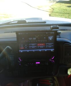 Bingfu Universal Car Stereo FM Radio Antenna Signal Booster Amplifier Amp,12V Power Supply DIN Plug Connector Adapter for Vehicle Truck SUV Car Audio Radio Stereo Media Head Unit Receiver 28 7187vgFco4L