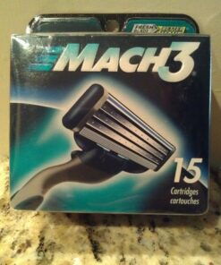 Gillette Mach3 Razor Refills for Men, 15 Razor Blade Refills 15 Refills 34 7188mADElbL