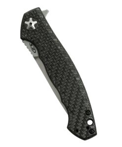 Zero Tolerance 0452CF; Pocket Knife with 4.1” Dual-Finished S35VN Steel Blade, Carbon Fiber Front and Titanium Back Handle Scales, KVT Ball-Bearing Opening, Frame Lock, Deep-Carry Pocketclip; 4.6 OZ.,Large 47 7188uSHr5yL