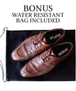 Garment Bags with Shoe Bag - Breathable Garment Bag Covers Set of 5 for Suit Carriers, Dresses, Linens, Storage or Travel - Suit Bag with Clear Window 35 7189STl0d9L