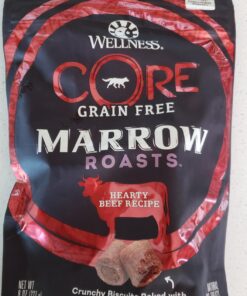 Wellness CORE Healthy Joints Crunchy Dog Treats (Previously Marrow Roasts), Natural Grain-Free Treats, Made with Real Meat, No Artificial Flavors (Beef, 8-Ounce Bag) 56 718AhSrtL6L