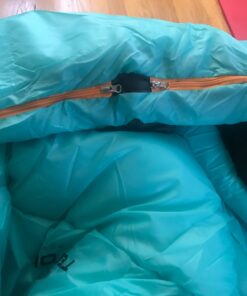 TETON Sports Cascade Double Sleeping Bag; Lightweight, Warm and Comfortable for Family Camping, Teal, 87" x 60" Cascade Double-Wide 48 718BsqASL