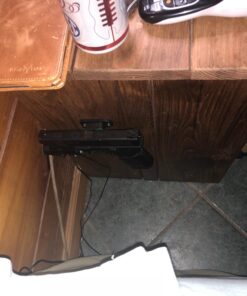 Tactical Quick Draw Gun Magnet Concealed Rifle & Shotgun Magnetic Holder Perfect as a Wall Mount Bed Mount Vehicle Car Gun Holder Mount in a Display Case for Fast Draw with Non-Scratch Coating 1 Pack 38 718BxVvwAEL