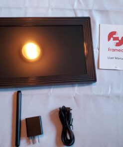 Frameo 10.1" WiFi Digital Picture Frame, Smart Digital Photo Frame with 16GB Storage, 1280x800 IPS HD Touch Screen, Auto-Rotate, Easy Setup to Share Photos or Videos Remotely via App from Anywhere HD 10.1 inch 48 718C2GGvXjL