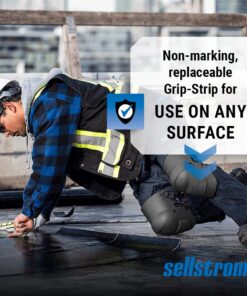 Sellstrom Ultra Flex III KneePro Knee Pads for Construction, Gardening, Flooring - Pro Protection & Comfort for Men & Women (Multiple Colors),Black Black Knee Pad 30 718D5BSIveL 1