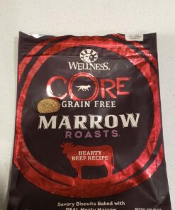Wellness CORE Healthy Joints Crunchy Dog Treats (Previously Marrow Roasts), Natural Grain-Free Treats, Made with Real Meat, No Artificial Flavors (Beef, 8-Ounce Bag) 57 718DH69KPoL