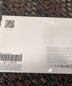 LENTION USB-C Multi-Port Hub with 4K HDMI Output, 100W PD, 4 USB 3.0 5Gbps Compatible 2023-2016 MacBook Pro, New Mac Air & Surface, Chromebook, iPhone 15, More, Stable Driver Adapter (C35, Space Gray) 41 718DYwIW5L