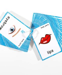 Alternative view of FieldDream 36Pcs/Set Body Parts Child Flash Cards Learning Toys English Baby Card Kids Gifts Pre-Kindergarten with Ring