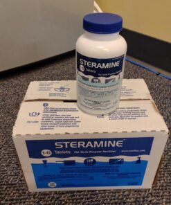 Steramine Quaternary Sanitizing Tablets, Case of 6 15 718EFoJDAmL