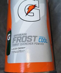Gatorade Thirst Quencher Powder, Glacier Cherry, 76.5 oz Canister 4.78 Pound (Pack of 1) 43 718ET 1GwdL