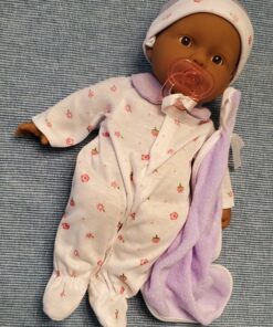 La Baby Boutique Hispanic 11 inch Small Soft Body Baby Doll dressed in Purple for Children 12 Months and older Purple Hispanic 31 718FB8pLGgL