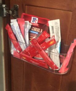 Command Large Caddy, Clear, with 4 Clear Indoor Strips, Organize Damage-Free 35 718FG1cc9GL