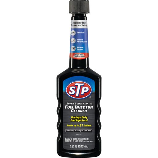 STP Super Concentrated Fuel, Bottled Injector Cleaner Unclogs Dirty Fuel Injectors, 5.25 Oz 5.25 fl. Oz Bottles