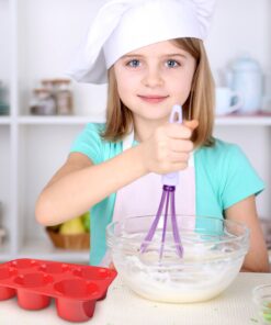 Silicone Texas Muffin Pans and Cupcake Maker, 6 Cup Jumbo, Set of 2, Professional Use Muffin Pan Jumbo 6 Cup 2PCS 29 718FlghfeKL