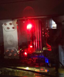 Cooler Master RR-212L-16PR-R1 Hyper 212 LED CPU Cooler with PWM Fan, Four Direct Contact Heat Pipes, Unique Blade Design and Red LEDs 44 718FmfafhzL