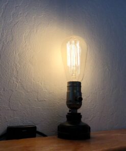 DSYJ for Edison Light Bulbs, Vintage 60 Watt Incandescent Light Bulbs E26 Base Dimmable Decorative Antique Filament Light Bulbs 252 Lumens, Ray Amber Warm 1 Pcs 1 Count (Pack of 1) 43 718FnDxEybL