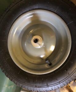 Best Choice Products Dual-Wheel Home Utility Yard Wheelbarrow Garden Cart w/Built-in Stand for Lawn, Gardening, Grass, Soil, Bricks, and Construction, Green 47 718Fsyi0z9L