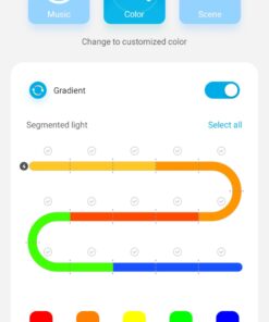 Govee TV LED Backlight with APP Control, Music Sync, Scene Modes, 6.56FT with RGBIC Color Changing for 30-50 inch TVs, USB Powered 31 718G9csYIhL