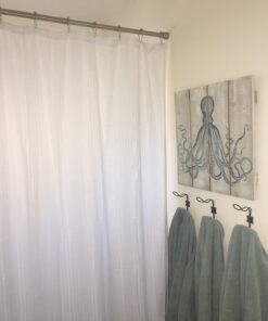 iDesign Astor Metal Tension, Adjustable Customizable Curtain Rod for Bathtub, Shower Stall, Closet, Doorway, 43-75", Brushed Stainless Steel,78570 43-75" Set of 1 44 718GUscvBBL