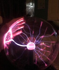 Plasma Ball Light 8" Inch, Interactive Touch Sound Response Science Lamp Orb Tabletop 15 718I4bbhBL