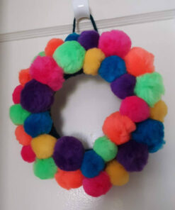 Alternative view of Pepperell Poms, Hot Colors