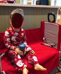 Radio Flyer 3-in-1 EZ Folding Wagon Ride On For Kids, Garden, & Cargo, Red Collapsible Wagon Base 59 718IVQjPKYL