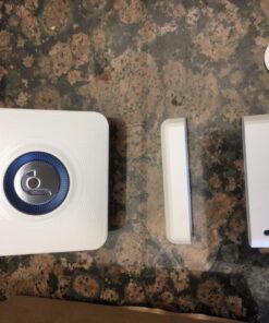 Fosmon WaveLink Wireless Door Chime with 500 Feet Range, 58 Tunes, 5 Volume Levels & LED Indicators for Home/Business/Office (1 Receiver + 1 Sensor) 1 Receiver + 1 Door Sensor Transmitter 46 718IbFzltzL