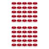 Mega Candles 50 pcs Unscented Red Tea Lights Candle, Pressed Wax Candles 3.5 Hour Burn Time, for Home Décor, Wedding Receptions, Baby Showers, Birthdays, Celebrations, Party Favors & More