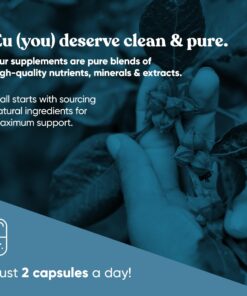 Vitality Adrenal Health & Cortisol Manager – Fight Fatigue, Feel Calm & Balanced – Healthy Cortisol, Focused Energy – Ashwagandha Supplement with Rhodiola, L-Tyrosine, Holy Basil – 60 Veg Capsules 30 718JVP2hM1L