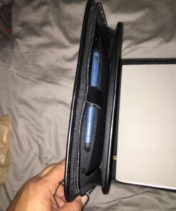 Samsill Professional Resume Padfolio with Secure Zippered Closure, 10.5 x 13 inches, Sleeve for 10.1 inch Tablet, 8.5 x 11 Notepad, Black Full Size 44 718KKWf OfL 1