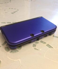 TNP Protective Case Compatible with Nintendo New 3DS XL LL 2015, Navy Blue - Plastic + Aluminum Full Body Protective Snap-on Hard Shell Skin Case Cover New Modified Hinge-Less Design 28 718LOpqpPFL