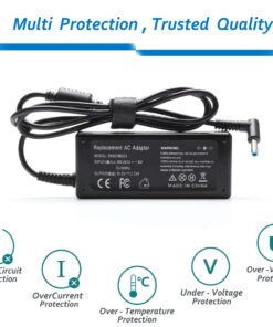 65W Laptop Charger for HP EliteBook 840 850 845 830 820 / ProBook 450 430 440 446 455 470 / 640 650 745 735 725 755 - Power Cord 10 718LdWbOtpL