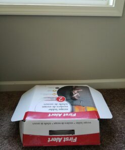 First Alert Two-Story Fire Escape Ladder, Steel, Anti-Slip, EL52-2, Black 47 718MJxh83tL