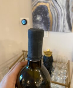 The Original Wine Condoms | Wine & Beverage Bottle Stopper | Air-Tight Grip | Prolong Beverage Freshness | FUNctional Novelty Gift | Food Grade 100% Rubber Latex | Tuxedo Black | Set of 6 27 718NUUagEJL