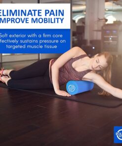 Rolling With It High Density Foam Roller for Exercise and Muscle Recovery - Eco-Friendly Back Roller - Select Your Size 13-18-36 inches 13 x 6 Inch 14 718NwwiS8FL