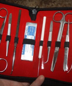 Advanced Dissection Kit Biology Lab Anatomy Dissecting Set with Stainless Steel Scalpel Knife Handle Blades for Medical Students and Veterinary by InstaSkincare 56 718PtBNIiTL