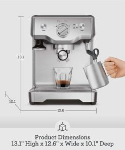 Breville Duo Temp Pro Espresso Machine,61 Fluid Ounces, Stainless Steel, BES810BSS Classic 27 718Q7pOhvwL