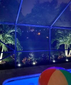 Biling Solar Ground Lights, Solar Disk Lights (8 LEDs /4 Pack) Outdoor Waterproof Solar Garden Lights for Pathway Outdoor in-Ground Lawn Yard Deck Patio Walkway - Warm White 42 718Qi8h6yHL