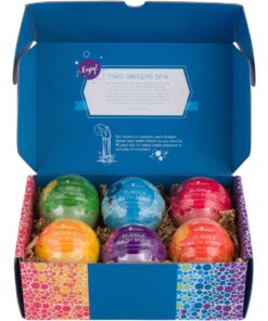 Two Sisters Bath Bombs for Kids with Surprise Toys Inside, 6 Bubble Bath Bombs with Kid Toy Suprises, Gentle and Kids Safe, Ideal Birthday Gift for Boys & Girls 6-pack Surprise 35 718R0SWsxuL