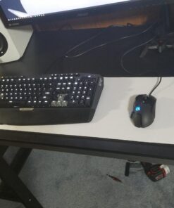 Glorious Large Extended White Gaming Mouse Pad/Mat - Long Cloth Mousepad, Stitched Edges | 36x11 (GW-E) 32 718RCgMOEsL