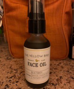 The Yellow Bird Balancing Blue Tansy Face Oil – Skin Glowing Serum. Collagen Support. Promotes Clear Skin Naturally. Wrinkle & Pore Minimizer. Natural, Vegan Facial Moisturizer. 19 718SGiM8YaL