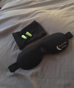 Sleep Mask | Eye Mask for Sleeping Men/Women Better Than Silk Our Luxury Blackout Contoured Eye Masks are Comfortable - This Sleeping mask Set Includes Carry Pouch and Ear Plugs (No Scent) No Scent 37 718SM1 WqrL