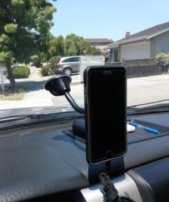 Scosche MAGWDM MagicMount Flex Neck Suction Cup Car Phone Mount for Dashboard/Windshield, 360° Adjustable Magnetic Head, Universal Cell Phone Holder Compatible with iPhone, Samsung & All Devices XL 38 718STtrUZRL 1