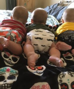 ALVABABY Baby Cloth Diapers 6 Pack with 12 Inserts One Size Adjustable Washable Reusable for Baby Girls and Boys 6DM26 04 Boy Color 26 48 718SbFsT84L