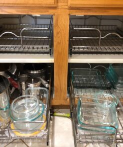 Rev-A-Shelf - 5WB1-1822-CR - 18 in. W x 22 in. D Base Cabinet Pull-Out Chrome Wire Basket 18 Inch 46 718T03uoEkL